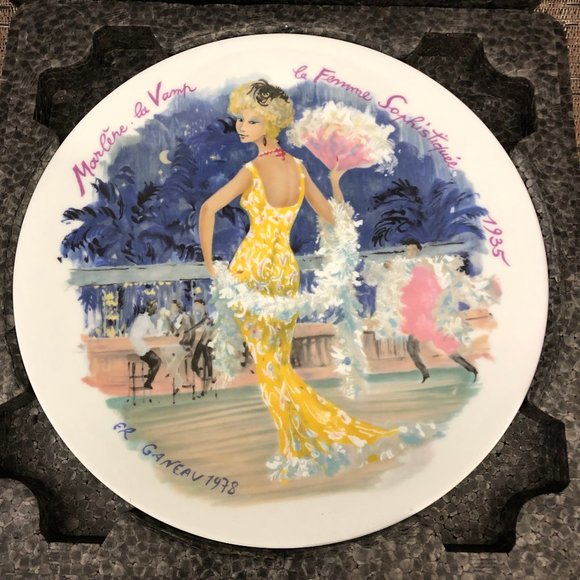 1935 Ganeau's Women of the Century Porcelian COA - Picture 1 of 8